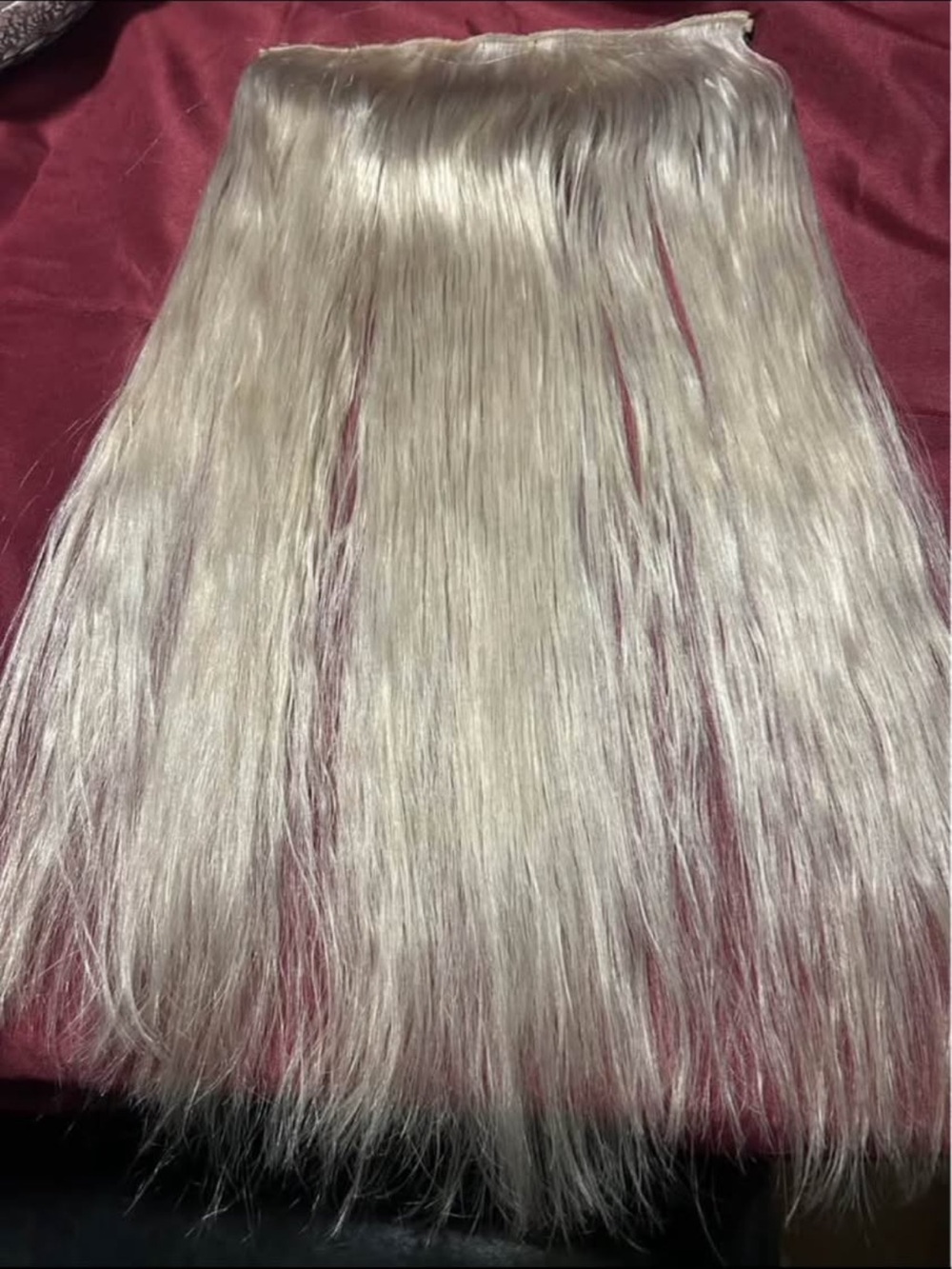 Blonde HumanHair Extensions - Halo shade 60